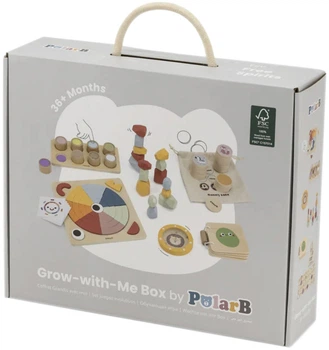 Набір іграшок Viga Toys PolarB Зростаємо разом від 3 років (44266FSC) (6971608442667)