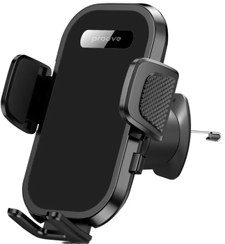 Автодержатель для телефона Proove Longway Silicone Air Outlet Car Mount Black (484060001)