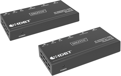 Przedłużacz Digitus 4K HDBaseT HDMI 70 m Black (DS-55520)