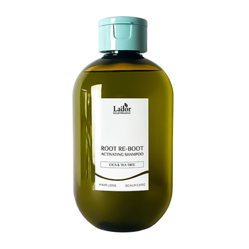 Шампунь для жирної шкіри голови Root Re-Boot Activating Shampoo Cica & Tea Tree Lador 300 мл 8808033021762