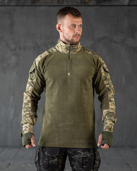 Тактический зимний убакс на флисе 3XL олива + пиксель (89360)