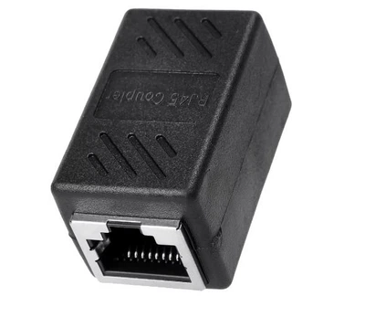 З'єднувач (спліттер-подовжувач) RJ45 (мама->мама) витая пара RJ45 Ethernet M+M