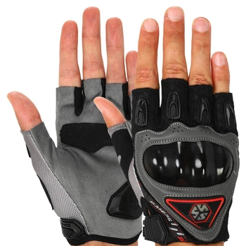 Мотоперчатки с открытыми пальцами Scoyco 146D размер XXL Grey-Black