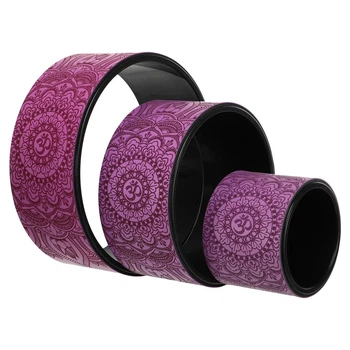 Колесо для йоги набор из 3шт SP-Sport Fit Wheel Yoga 0086 Purple-Black
