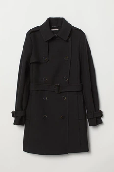 Пальто H&M 691539П 34 черный