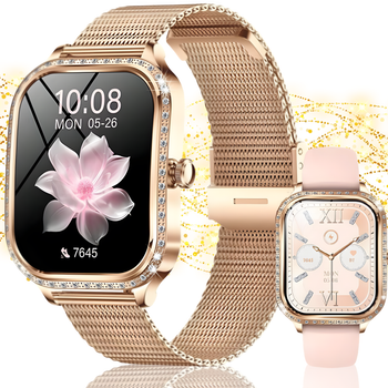 Жіночий смарт-годинник Smart Watch для айфон і андроїд – з підтримкою сповіщень, фітнес-трекером