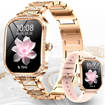 Жіночий смарт-годинник Smart Watch для айфон та андроїд – розумний годинник з HD-екраном, фітнес-трекером та повідомленнями