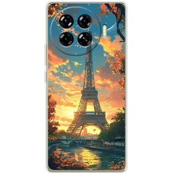 Силиконовый Чехол с Картинкой для Tecno Spark 20 Pro Plus Принт (Париж, Эйфелева Башня) (61058-ysm037)