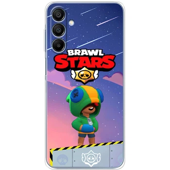 Силиконовый Чехол с Картинкой для Samsung Galaxy A16 5G (A166) Принт (Бравл Старс Леон, Brawl Stars Leon) (59173-ysm025)