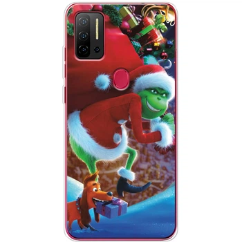 Силиконовый Чехол с Картинкой для Ulefone Note 11P Принт (Новогодний, Гринч) (59772-ysm2268)