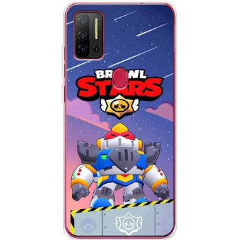 Силиконовый Чехол с Картинкой для Ulefone Note 11P Принт (Бравл Старс Вольт, Brawl Stars Surge) (59772-ysm020)