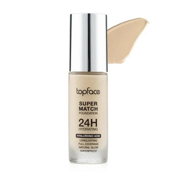 Тональный крем TopFace Super Match 24H Foundation PT475 тон 002 Light Beige, 30 мл
