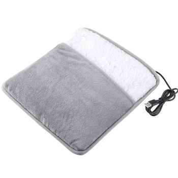 Портативный электрический коврик с USB подогревом Foot warmer XL-997 грелка для ног , рук и тела