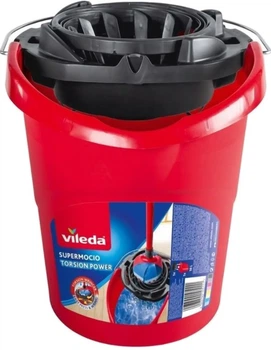 Відро з віджимом Vileda Супер Mocio 10 л Червоне (4003790105111)