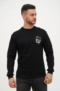 Свитшот с принтом Trend Collection 2831 черный (BLACK) M