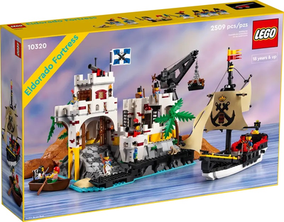 Zestaw klockow LEGO Icons Twierdza Eldorado 2458 elementow (10320) (955555906842461) - Outlet