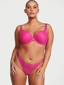 Комплект (лиф+трусики стринги) Shine Strap Victoria's Secret (144000416111) 70B/XS розовый