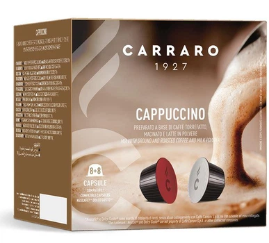 Кофе в капсулах Dolce Gusto Carraro Cappuccino 16шт