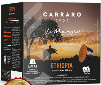 Кава в капсулах Dolce Gusto Carraro Ethiopia, 16шт
