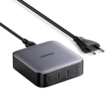 Зарядное устройство Ugreen CD328 Nexode Series 100W GaN 3хType-C 1xUSB Black (90928)