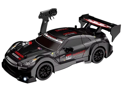 Дрифт машинка на радиоуправлении Nissan GTR Nitro Черная