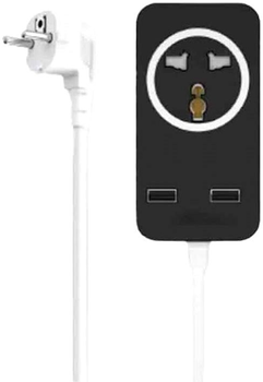 Сетевой фильтр-удлинитель XO WL03 2USB/2 OUTLET/10A 1.8 м (WL03)