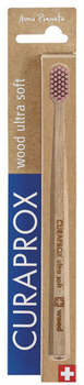 Деревянная зубная щетка Curaprox Wood Ultra Soft Розовая (7612412428070_розовая)