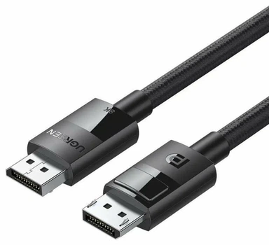 Кабель UGREEN DP114 DP 1.4 Male to Male Plastic Case Braided Cable 2m (UGR-80392)