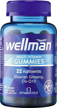 Дієтична добавка Vitabiotics Wellman для чоловіків 60 желейок (5021265249497)