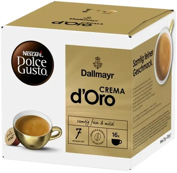 Кава в капсулах Dolce Gusto Dallmayr Crema d'Oro 16 шт