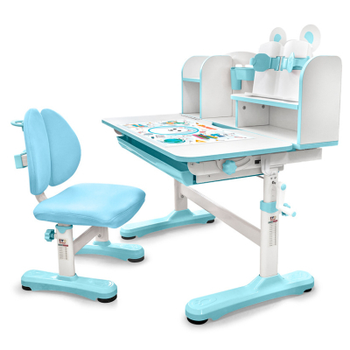 Парта со стулом Evo-kids Panda XL blue (BD-29 BL)