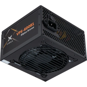 Блок живлення Vinga 600W VPS-600B1, для ПК, ATX, стабільна потужність