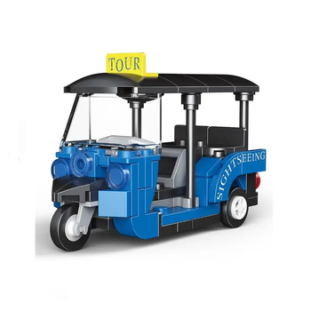 Конструктор инерционный Decool Mini Racing Тайский тук тук