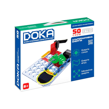 Электронный конструктор Doka ( Znatok ) Альтернативная энергия 50 схем