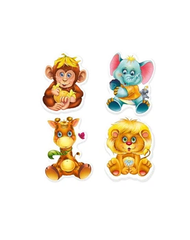Бэби пазлы Vladi Toys «Пушистый зоопарк» Vladi Toys VT1106-80