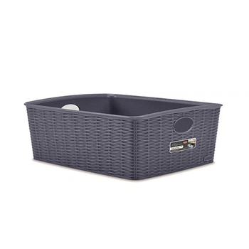 Коробка для зберігання речей Elegance синя 36х29х13 см Stefanplast 30994
