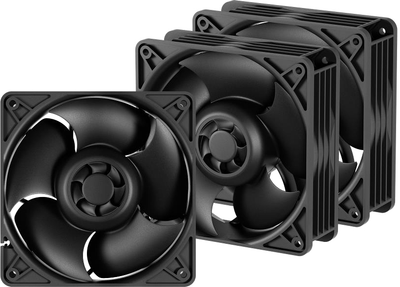 Набор вентиляторов Arctic S12038-8K Black (ACFAN00302A)