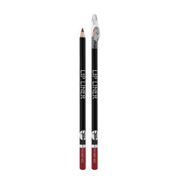 Олівець для губ дерев'яний з точилкою Jovial Luxe Lip Liner № 110 Deep red Червоний