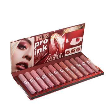 Набір матових блисків для губ Note Make Up 12 штук