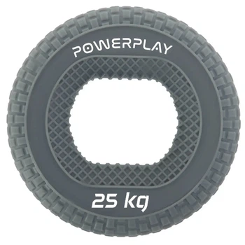 Еспандер - кільце кистьовий силіконовий PowerPlay PP-4333 Hand Grip Large 25 кг. Сірий