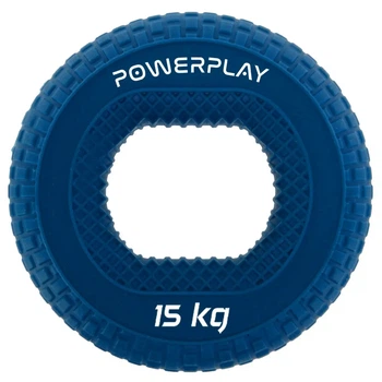 Еспандер - кільце кистьовий силіконовий PowerPlay PP-4333 Hand Grip Light 15 кг. Блакитний