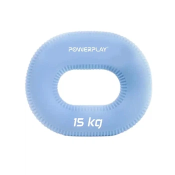 Еспандер кистьовий силіконовий PowerPlay PP-4336 Hand Grip Light 15 кг. Блакитний