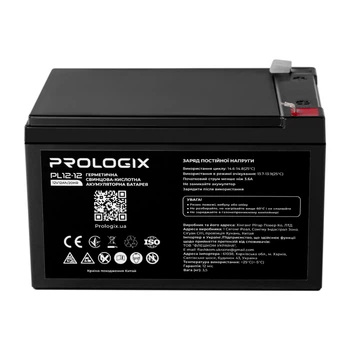 Аккумуляторная батарея Prologix 12V 12AH (PL12-12) AGM