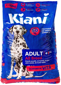 Сухой корм для взрослых собак Kiani Dog Petfood с говядиной 10 кг (5941608000212)