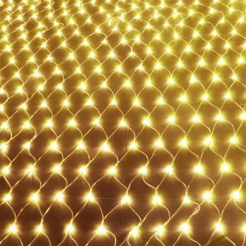Гирлянда Сетка LED 200 Теплый Белый 1-62