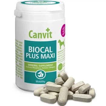 Вітаміно-мінеральний комплекс для собак Canvit Biocal Plus Maxi for dogs при дефіциті мінеральних речовин 230 г