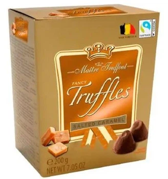 Конфеты Truffles Salted Caramel Трюфель Соленая Карамель Maitre Truffout 200 г
