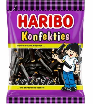 Haribo Konfekties лакричные палочки с начинкой 160g