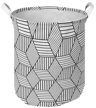 Кошик для зберігання IDEA HOME TC-38 круг. ткан. Geometry 35x45 см