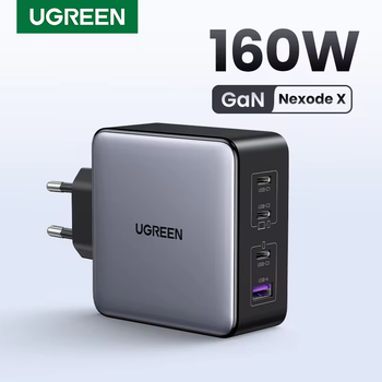 Зарядное устройство Ugreen Nexode X 160W GaN с 4 портами (Type-C, QC 4.0+PD 3.1)
